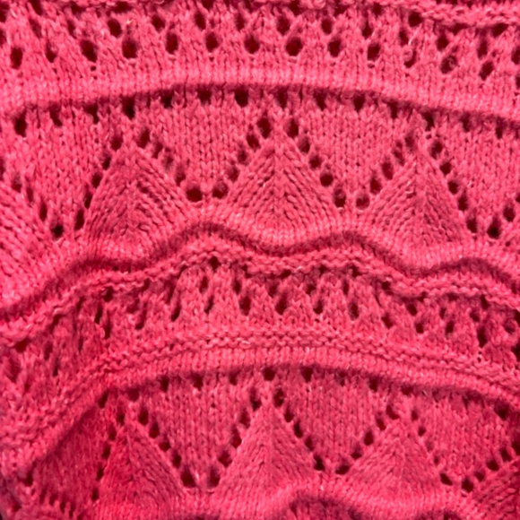 Aqua by Bloomingdale's Girl’s hot pink sweater size Small - Picture 2 of 6